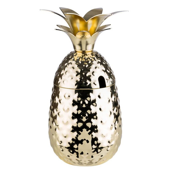 Kubek ze stali w złotym kolorze na koktajle 0,5 l | APS, Pineapple