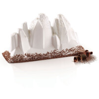 Forma do deserów artystycznych - 210x80x110 mm, 650 ml | SILIKOMART, Tre Cime 650