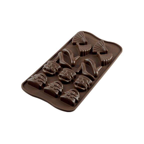 Forma do pralin i czekoladek - moda, 41x30x12 mm, 8 ml - SCG14 Fashion | SILIKOMART, Easychoc