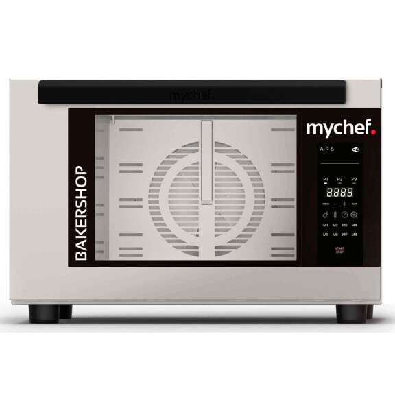 Piec konwekcyjny z naparowaniem, piekarniczy, 4x 600x400 mm, 6,3 kW, 400 V | MYCHEF, Bakershop Air-S 4E