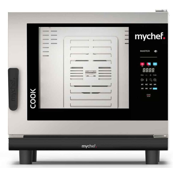 Piec konwekcyjno-parowy gazowy, automatyczny system myjący, 6x GN2/1, 20 kW, 230 V | MYCHEF, Cook Master 062G
