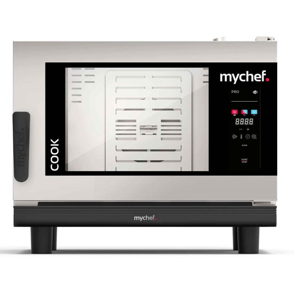 Piec konwekcyjno-parowy elektryczny, automatyczny system myjący, 4x GN1/1, 6,3 kW, 400 V | MYCHEF, Cook Pro 041E
