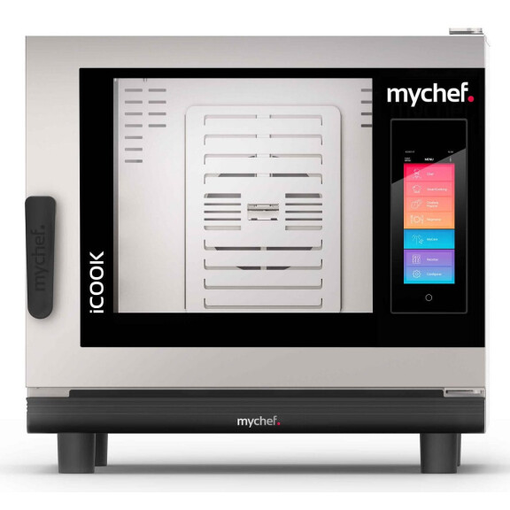 Piec konwekcyjno-parowy gazowy, automatyczny system myjący, 6x GN1/1, 13 kW, 230 V | MYCHEF, iCook 061G