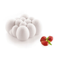 Forma do deserów monoporcyjnych - 6x 120 ml, 71x71x34 mm | SILIKOMART, Cloud 120