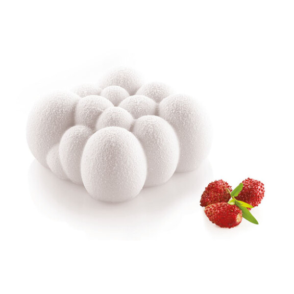 Forma do deserów monoporcyjnych - 6x 120 ml, 71x71x34 mm | SILIKOMART, Cloud 120