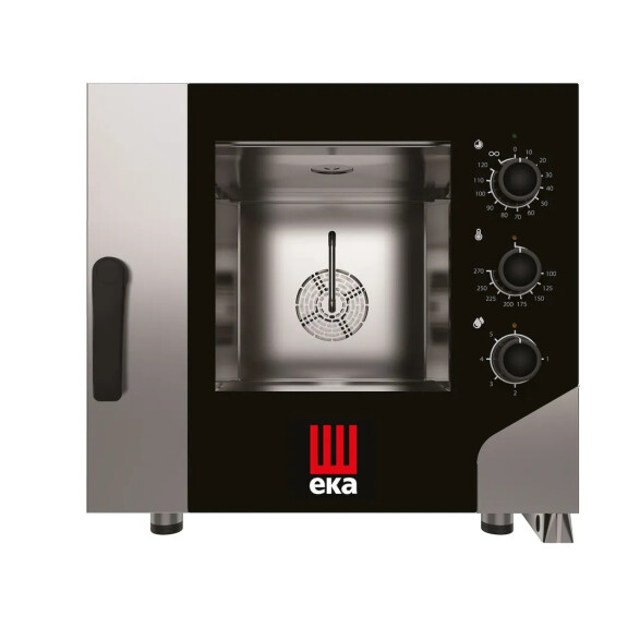 Piec konwekcyjno-parowy gazowy 5x GN 1/1, sterowany elektromechanicznie | EKA, Millennial Smart GASTRO