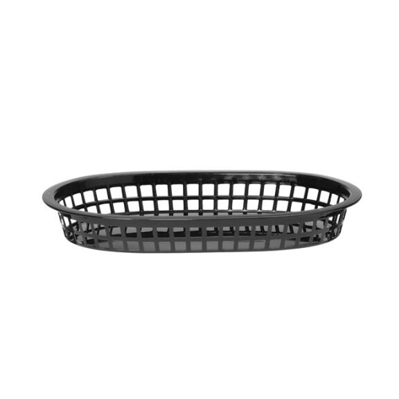 Koszyk do pieczywa owalny brązowy, 275x175x38 mm, komplet 6 szt. | HENDI, 426296