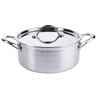 Garnek do duszenia ze stali nierdzewnej z pokrywką, średnica 240 mm, 4,7 l | CONTACTO, 2809/240