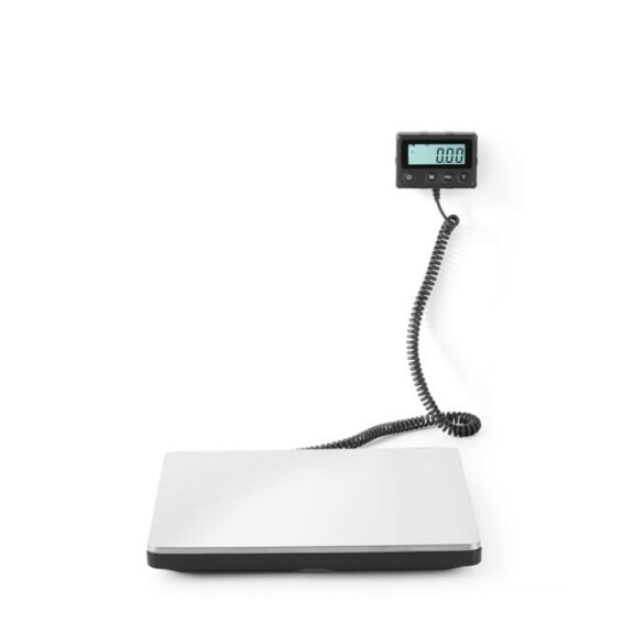 Waga gastronomiczna cyfrowa do 200 kg, 298x248x37 mm | HENDI, 580462