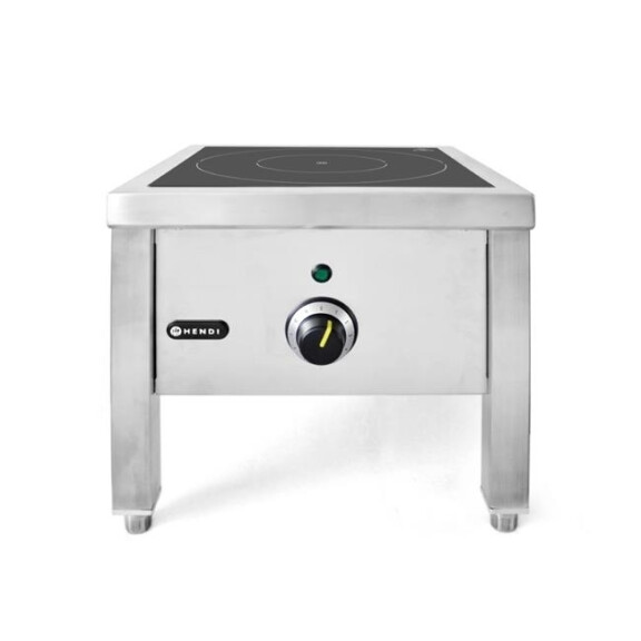Taboret indukcyjny o dużej mocy, 400 V, 5 kW, 400x400x380 mm | HENDI, 237670