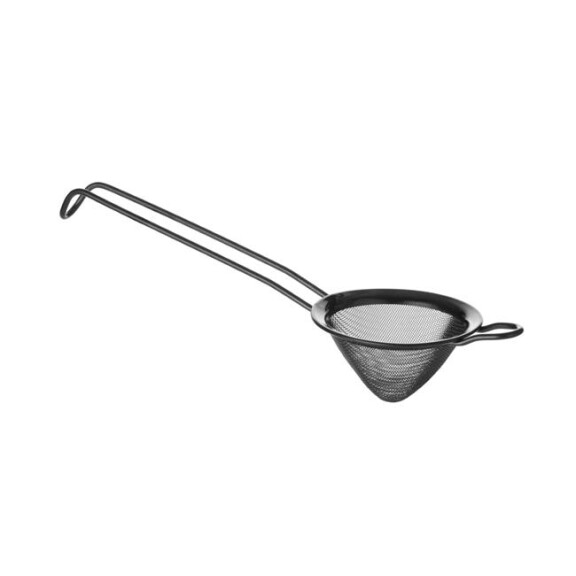 Sitko barmańskie stożkowe, czarne, 75x220 mm | BAR UP, 638170