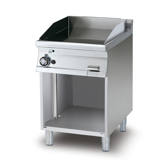 Płyta grillowa elektryczna 7,4 kW, płyta gładka chromowana 560x510 mm, 600x700x900 mm | RM GASTRO, FTL - 76 ETS