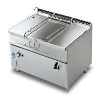 Patelnia uchylna gazowa z nierdzewnym dnem 120 l, 30 kW, 1200x900x900 mm | RM GASTRO, BR120 - 912 G/N