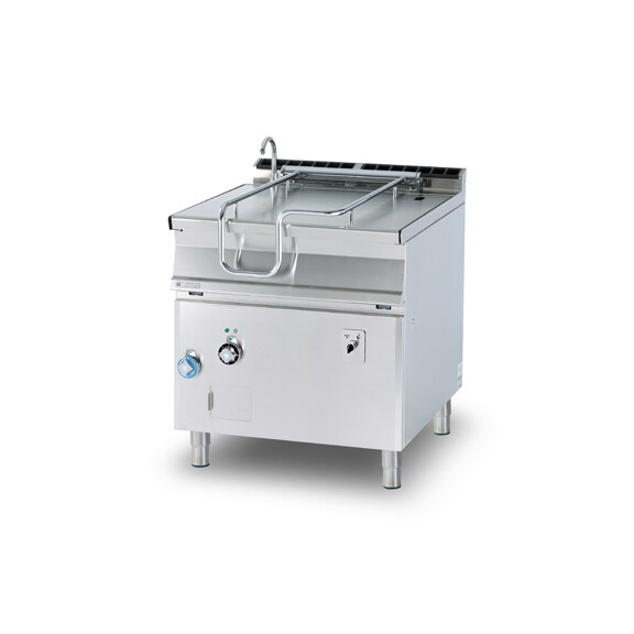 Patelnia uchylna elektryczna z elektrycznym uchylaniem 80 l, 12,1 kW, 800x900x900 mm | RM GASTRO, BRM80 - 98 ET
