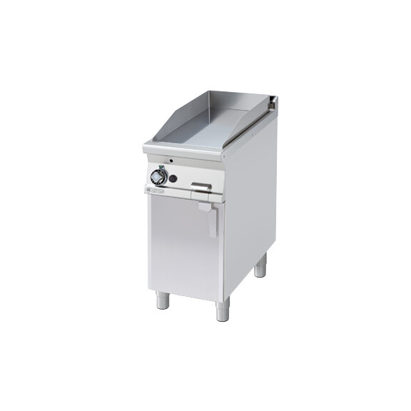 Płyta grillowa gazowa 9 kW, płyta ryflowana 360x680 mm, 400x900x900 mm | RM GASTRO, FTR - 94 G