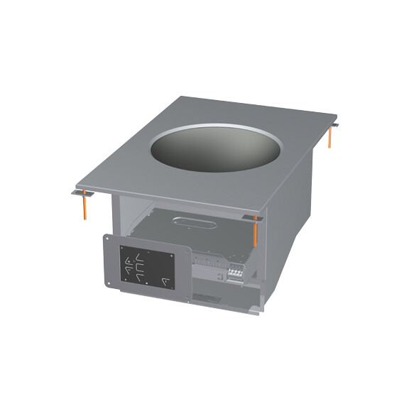 Kuchnia stołowa WOK indukcyjna elektryczna 5 kW, płyta Ø 30 cm, 400x600x310 mm | RM GASTRO, PCIWD - 74 ET