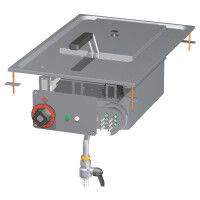 Frytownica elektryczna stołowa 10 l, 7,15 kW, 400x600x390 mm | RM GASTRO, F10D - 74 ET