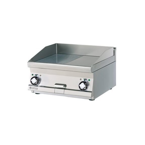 Płyta grillowa elektryczna 6,75 kW, płyta gładka 595x450 mm, 600x600x280 mm | RM GASTRO, FTLT - 66 ET