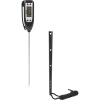Elektroniczny termometr kulinarny (-50st. C do +300st. C) z etui, czarny | BROWIN, 145709
