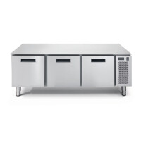 Podstawa mroźnicza 3-szufladowa, blat z rantem, 1600x685x613 mm | RM GASTRO, LS 703 BT/I 1C