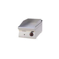 Płyta grillowa elektryczna 4,5 kW, płyta grzewcza gładka 396x510 mm, 400x700x330 mm | REDFOX, FTH  70/04 E