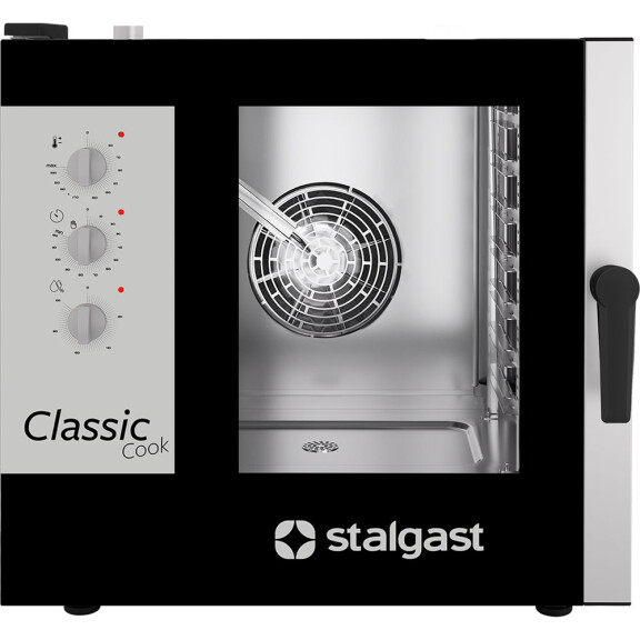 Piec konwekcyjno-parowy elektryczny 7x GN1/1, sterowanie manualne, 790x860x830 mm | STALGAST, ClassicCook
