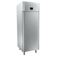 Szafa chłodnicza pojedyncza ze stali nierdzewnej z drzwiami pełnymi 520 l, 714x869x2070 mm | DORA METAL, DM-92131 Premium