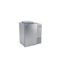 Schładzarka na odpady ze stali nierdzewnej z izolowanym dnem i 1 komorą 120 l, 980x716x1176 mm | DORA METAL, BLOD-1120