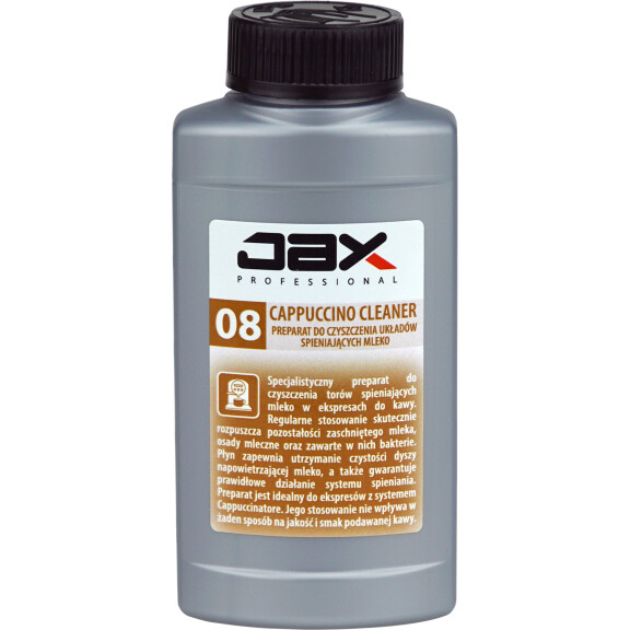 Preparat do czyszczenia układów spieniających mleko 250 ml | JAX, 08