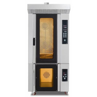 Piec piekarniczy gazowy, modułowy, konwekcyjno-parowy, 9x 400x600 mm, 14 kW, 850x1050x1260 mm | RESTO QUALITY, PM-G-9