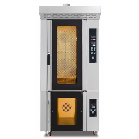 Piec piekarniczy gazowy, modułowy, konwekcyjno-parowy, 9x 400x600 mm, 14 kW, 850x1050x1260 mm | RESTO QUALITY, PM-G-9