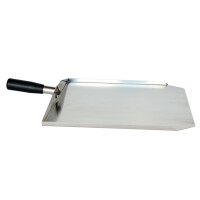 Szufelka aluminiowa z rantami bocznymi, 280x280 mm do pieców Quick | MYCHEF, QSAB