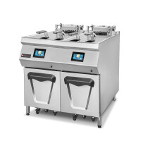 Frytownica automatyczna elektryczna, filtr oleju, ekran dotykowy, 60 kW, 2x 25 l, 800x900x850 mm | RESTO QUALITY, RQ.PLS.ODFE.020