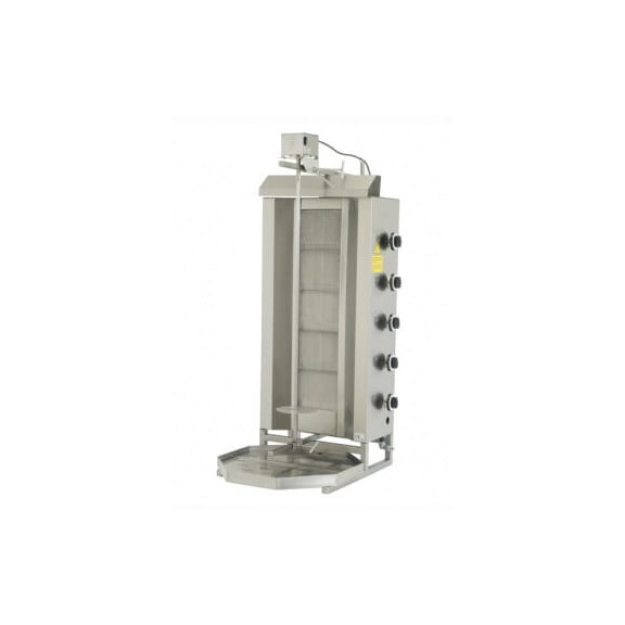 Gyros, opiekacz gazowy do kebaba, 5 palników, wsad do 80 kg, 670x550x1310 mm | RESTO QUALITY, RQ32465