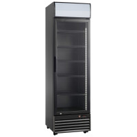 Szafa chłodnicza przeszklona, 338 l, czarna, 575x606x1975 mm | RESTO QUALITY, RQ416-BLACK