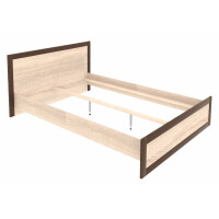 Łóżko 160x200 do sypialni dąb sonoma BOSS BS19