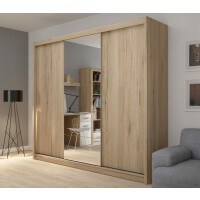 Szafa FADO 235 z lustrem dąb San Remo