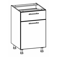Szafka dolna z blatem T-18/D50S1 LP Tiffany