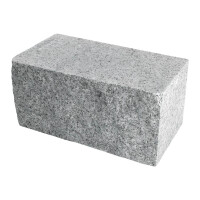 Kamień murowy granitowy cięto-łupany jasnoszary STRZEGOM (30x30x60-120)