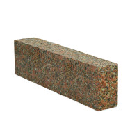 Opornik granitowy cięty płomieniowany brązowy BOHUS (6x20x100)