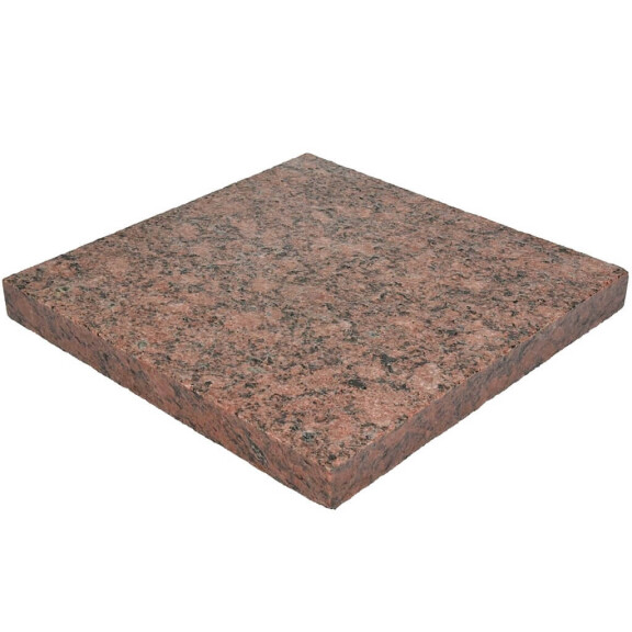 Płytka granitowa 20x10x2 płomieniowana czerwona VANGA - próbka