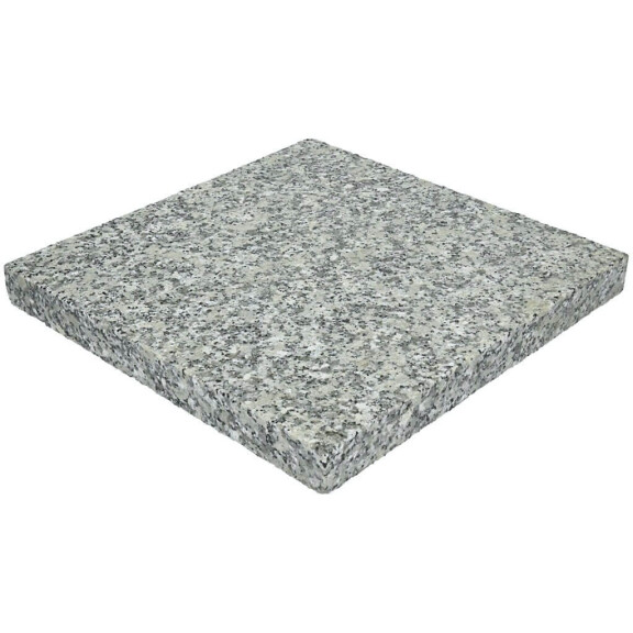 Płytka granitowa 20x10x2 płomieniowana jasnoszara STRZEGOM - próbka