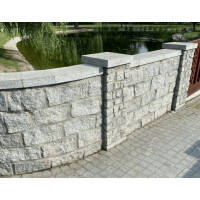 Kamień murowy granitowy łupany jasnoszary STRZEGOM (10x20x40) 24T