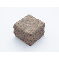 Kostka granitowa cięto-łupana płomieniowana czerwona VANGA (10x10x10) 48H