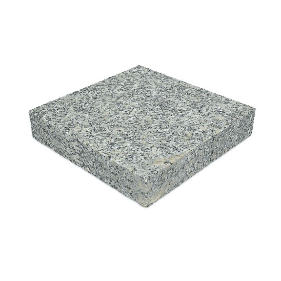 Płyta granitowa chodnikowa płomieniowana jasnoszara STRZEGOM (80x40x10)