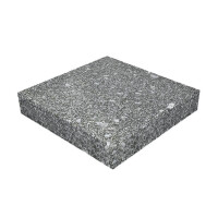 Płyta granitowa chodnikowa płomieniowana ciemnoszara KOŚMIN (40x40x6)
