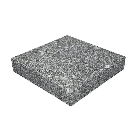 Płyta granitowa chodnikowa płomieniowana ciemnoszara KOŚMIN (30x30x6)