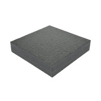 Płyta granitowa chodnikowa płomieniowana czarna SZWED (60x60x10)