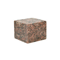 Kostka granitowa cięta płomieniowana czerwona VANGA (10x10x5)