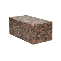 Kostka granitowa cięta płomieniowana czerwona VANGA (20x10x6)